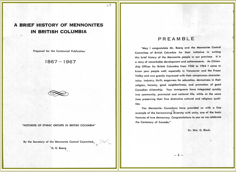 BC Mennonite Centenary